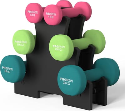 Neopreen Haltergewichten 1kg tot 10kg voor Fitness en Spiervorming