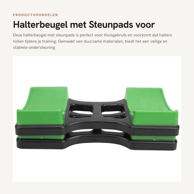 Dailygoods- Halterbeugel 100 kg - Steunpads - Thuis Halter Frame - Rekhouder - Veiligheidskussens - Schokbestendig Design - Haltersteun