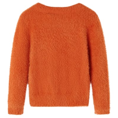 vidaXL - Kindertrui - gebreid - 116 - oranjebruin