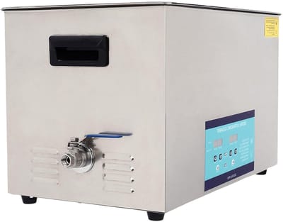 Ultrasone Reiniger - Reinigingsapparaat - Dieptereiniging - Instelbare Temperatuur Tijd - 30 Liter Tank - Zilver