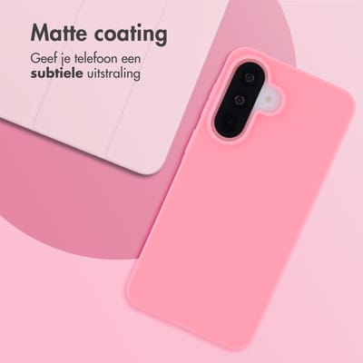 imoshion Hoesje - Geschikt voor Samsung Galaxy A37 (5G) - Color Backcover - Bubblegum Pink