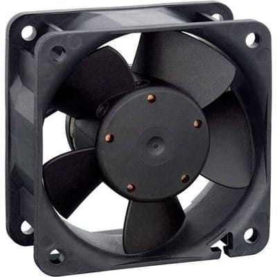 EBM Papst 612 N/2 GML-096 Axiaalventilator 12 V/DC 23 m³/h (l x b x h) 60 x 60 x 25 mm