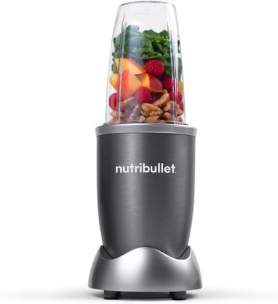 Jurrys Smoothie Maker - Blender - Fruitmixer - Miniblender - Beker to go - Elektrische – Multifunctioneel - BPA-vrij - Grijs