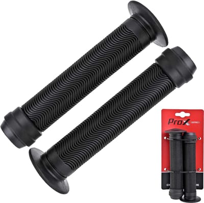 ProX GP-75H Serie - BMX Grips - 150mm - Hoog Koord - Zwart