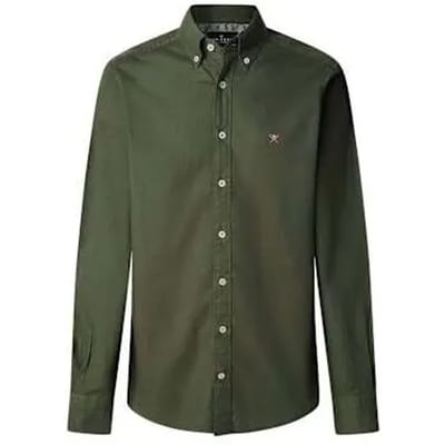 Shirt met lange mouwen Hackett Essential GMD Linen BRPT
