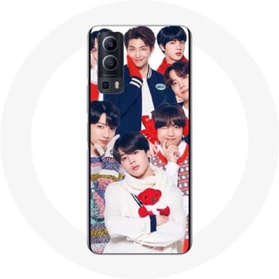 Coque de Protection - BTS - Vivo Y72 - Souple - Blanc - Cadeau de Noël 2023