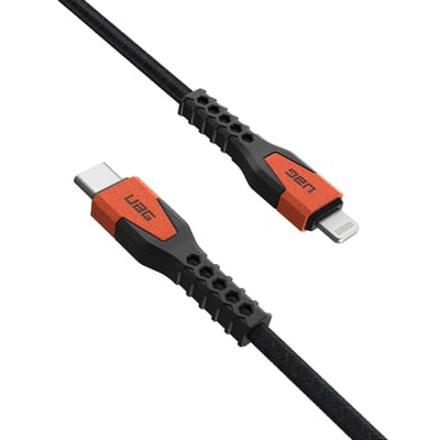 UAG Kevlar® Core USB-C naar Lightning Kabel MFi 30W 1.5M Oranje