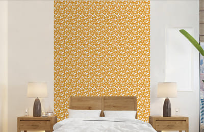 Behang - Fotobehang Patronen - Bladeren - Bloemen - Breedte 140 cm x hoogte 220 cm