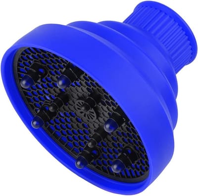 Haardiffuser voor Krullend Haar - Siliconen Blauw - Delicate Droogfunctie - Sneller Stylen - ShopVlot