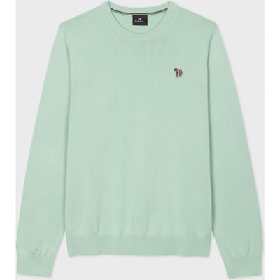 Paul Smith Sweater Crew Neck Zeb Bad Green Size: XS | Sweaters Outlet | Heren | Groen