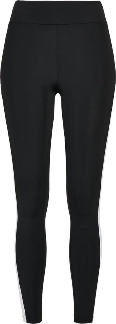Urban Classics - Color Block Sportlegging - S - Zwart/Wit
