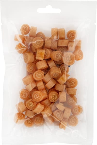 Pets Boutique Kip & Vis Rolls (100gr) - Kattensnoepjes - 88% Vlees & Vis – Rijk aan Omega-3 – Zachte Proteïne Snack
