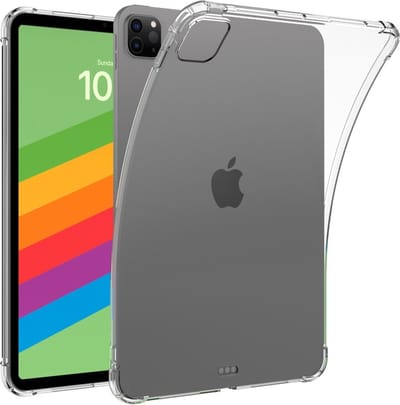 Coverup Tablethoes geschikt voor iPad Pro 11 (2024/2025) Hoesje - Transparant TPU Back Cover - Transparant