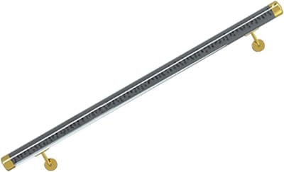 Trap il - Wandsteun - Veiligheid Bieden - Acryl Kristal - 100cm - Goudkleurig