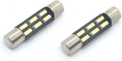 TLVX C5W 28mm Festoon LED Auto lampen / 2 stuks / 28 milimeter / Interieur lamp / Leeslamp / Sfeerverlichting dakhemel / Interior Bulb / Buislamp / Kofferbak verlichting Bagage / Instapverlichting led / Make-up spiegel / 6000K Wit licht / 12V