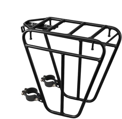 Dailygoods- Bagagedrager Robuust - Fietsendrager Staal - Draagvermogen 25 kg - Driehoekige Structuur - Afmetingen 30 x 14 x 27,4 cm - Instelbare Binnendiameter 3,3-4,2 cm