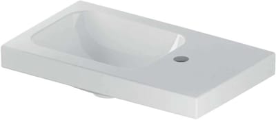 Handdouche fonteintje - Wastafel fontein - Badkamer Inrichting - Asymmetrisch ontwerp - 585D x 195B x 435H - Wit