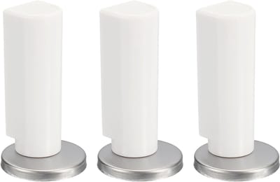 Magnetische Deurstopper - Deurvanger - Deuren Op Hun Plaats - Boorvrij Ontwerp - 3 Stuks - Puur Wit