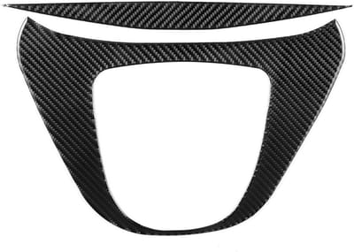 Multimedia Paneel Trim voor Benz V-Class 2015-2020, 2-delige Set, Soft Real Center Console, Carbon Fiber, Stijlvol en Duurzaam Design