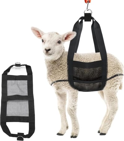 Dieren Weegschaal Sjaal - Hangende Weegtas - Dieren Meten - Verstelbare Banden - 30 x 48 cm - Nylon