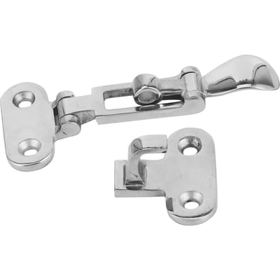 Loquet à bascule en acier inoxydable 316, anti-cliquetis, pour quincaillerie de bateau et de yacht gray