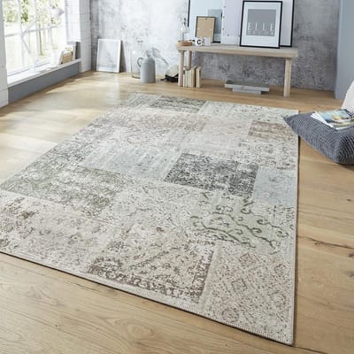 Vlakweef vloerkleed Toulon Elle Decoration - crème/meerkleurig 120x170