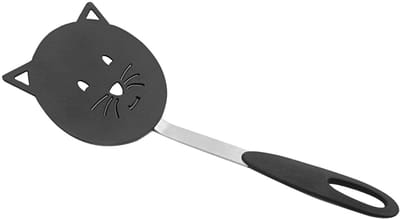 Dailygoods- Bakpannenspatel Schattige Kat - Nylon Spatel - Kookgereedschap - Multifunctioneel - Ergonomisch Handvat - 29,5 cm
