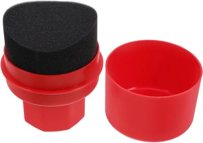 Autobanden Glansborstel - Polijstspons Spons - Auto Exterieur Onderhoud - Hoge Dichtheid Spons - 10.50X8.50X8.50CM - Meerkleurig