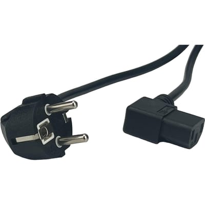 POS AC Stroomkabel C13 Hoek 5m EU 3x1,0mm² 10A