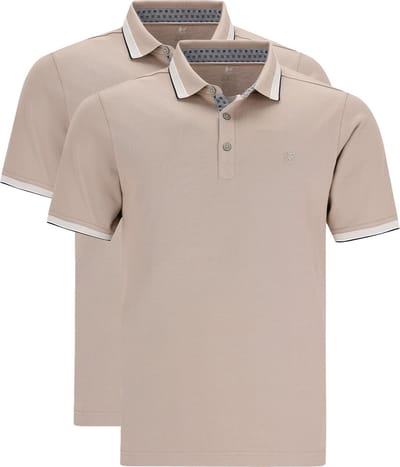 Hajo Heren poloshirt 2 pack Pique