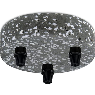 Home Sweet Home - Plafondkap 3L - Terrazzo - Lamponderdeel - ø12 x 5 cm - Rond - Ontworpen voor plafondlampen, hanglampen