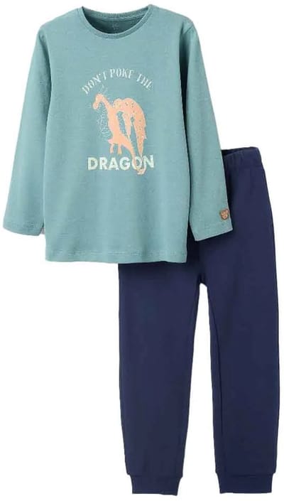 Zippy 3107060501 Pyjama Met Lange Mouwen Blauw 4-5 Years Jongen
