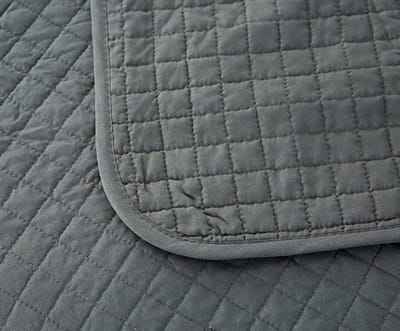 Bedsprei - Bedsprei 260 x 240 - Deken - Zacht - Donkergrijs/Creme - Bankkleed