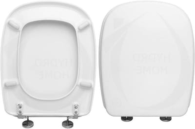 Toiletbril - WC-bril - Badkamerrenovatie - Verstelbare scharnieren - 36x41-46cm - Wit