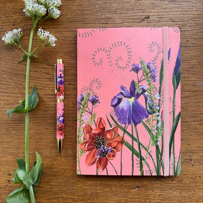 Alex Clark Large Chunky Notebook Dahlia~ A5 Softcover Notitieboek Bloemen