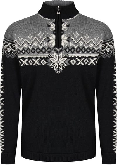 Dale of Norway - 93951 ANNIVERSARY M SWEATER_F - Heren pulloverHeren truien - Kleur: Zwart - Maat: L