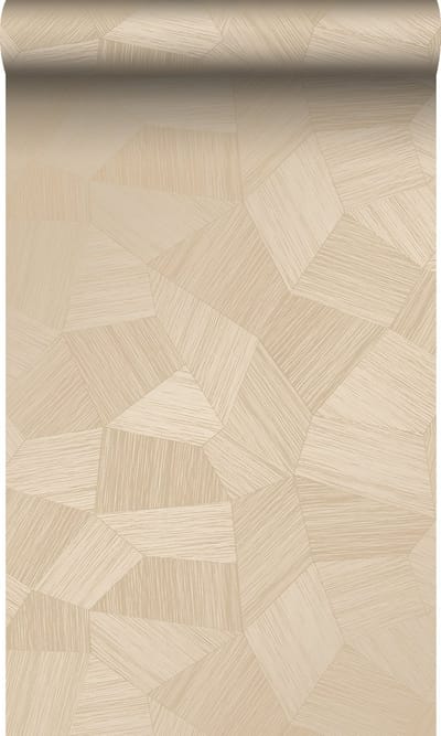 Origin Wallcoverings behang grafisch 3D motief zandkleurig - 53 cm x 10.05 m - 347983
