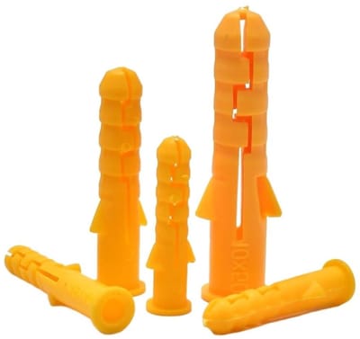 Expansiepluggen Set - Wandankers - Bevestigen in Muur - Verbeterde Verankeringskracht - M10 45 Stuks - Geel
