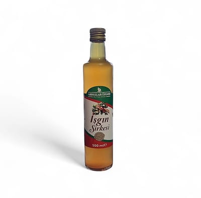 100% Işgın Azijn 500 ml – Koudgeperst | Natuurlijk & Zonder Additieven | Wilde Rabarber Azijn - Isgın Sirkesi - Rhubarb Vinegar | Cold Pressed | Natural & Additive-Free