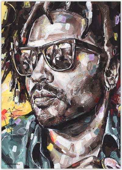 Lenny Kravitz poster 50x70 cm vullend