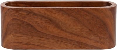 Houten Visitekaart Houder voor Kantoor, Desk Organizer, Professionele Naamkaart Bewaarder en Opbergdoos