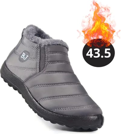 Nivard Snowboots - Sneeuwschoenen - Sneeuwboots - Dames - Wintersport - Ski - Skischoenen - Grijs - 43.5 - Warm