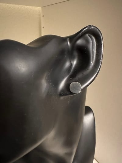 Mannen ronde zilverkleurige oorknopjes | | Make up | Parfum | Moederdag | Verjaardagscadeau| Cadeautje| Valentijnsdag| Kado | sieraden | vaderdag | oorbellen | oorsieraden