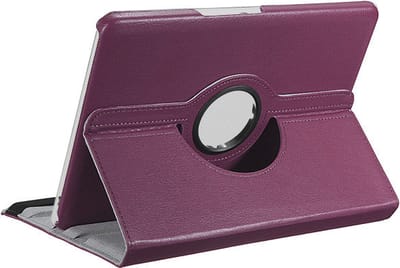 Draaibaar Hoesje - Rotation Tabletcase - Multi stand Case Geschikt voor: Samsung Galaxy Note 10.1 inch 2012 Tablet (N8000 N8010 N8013) - Paars