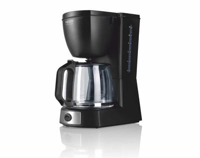 Haeger Café Noir Koffiezetapparaat - Voor 12 Koppen - koffiemachine - Filter - Filterkoffie - Zwart