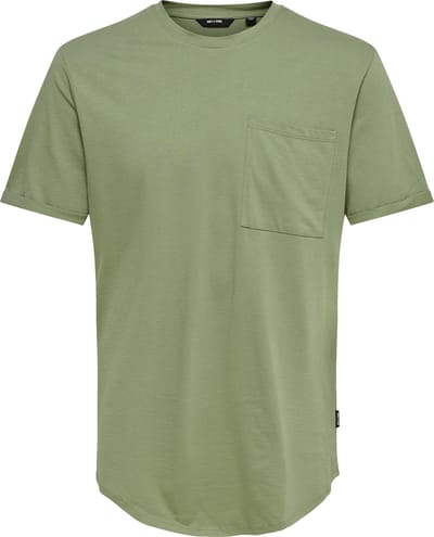 Onsgavin Life  Ss Tee Noos 22017666 Oil Green