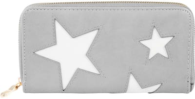 Cham Cham Damesportemonnee horizontaal kunstleer Stars, duurzaam