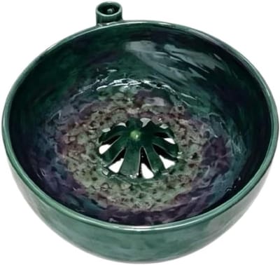 Berry Whirlpool kom, Home Novelty keukengerei, bosgroene glazuur, dynamische Whirlpool reiniging