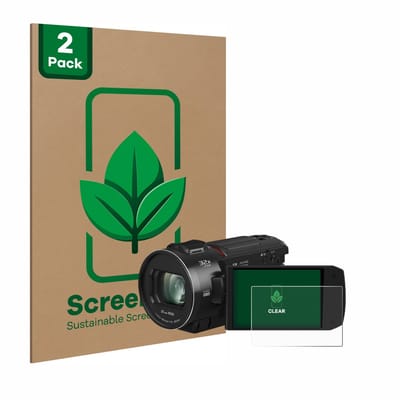 2 Stuks Screenprotector voor Panasonic HC-VX3 - Hoogwaardige Beschermfolie transparant