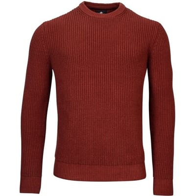 Baileys Trui Uni Structure Crew Neck Stone Red / male